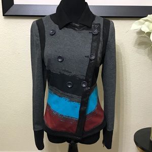 NWT Plenty by Tracy Reese Colorblocked Jacket